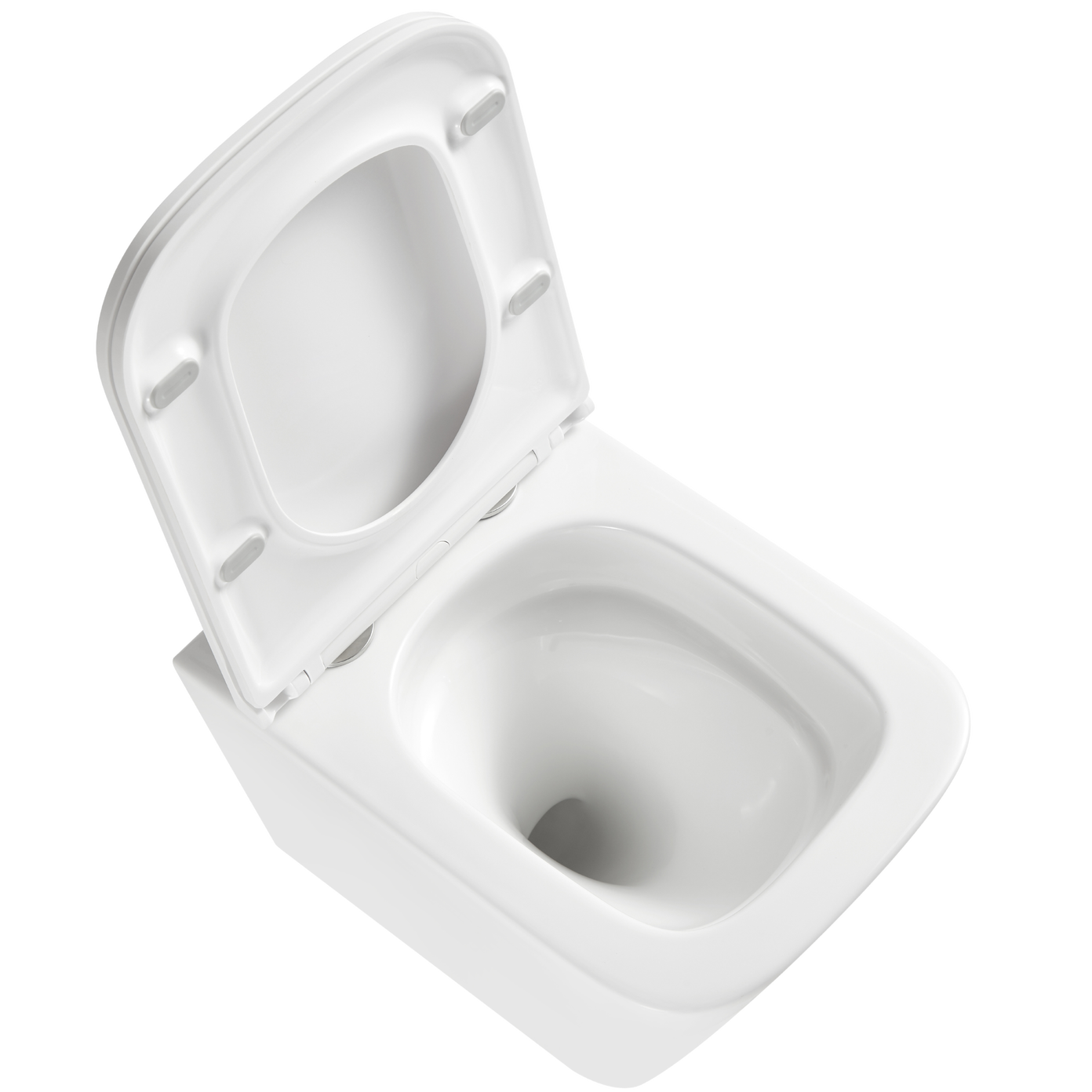 Pakabinamas unitazas Invena Florina, su dangčiu, 340 mm x 490 mm - 8