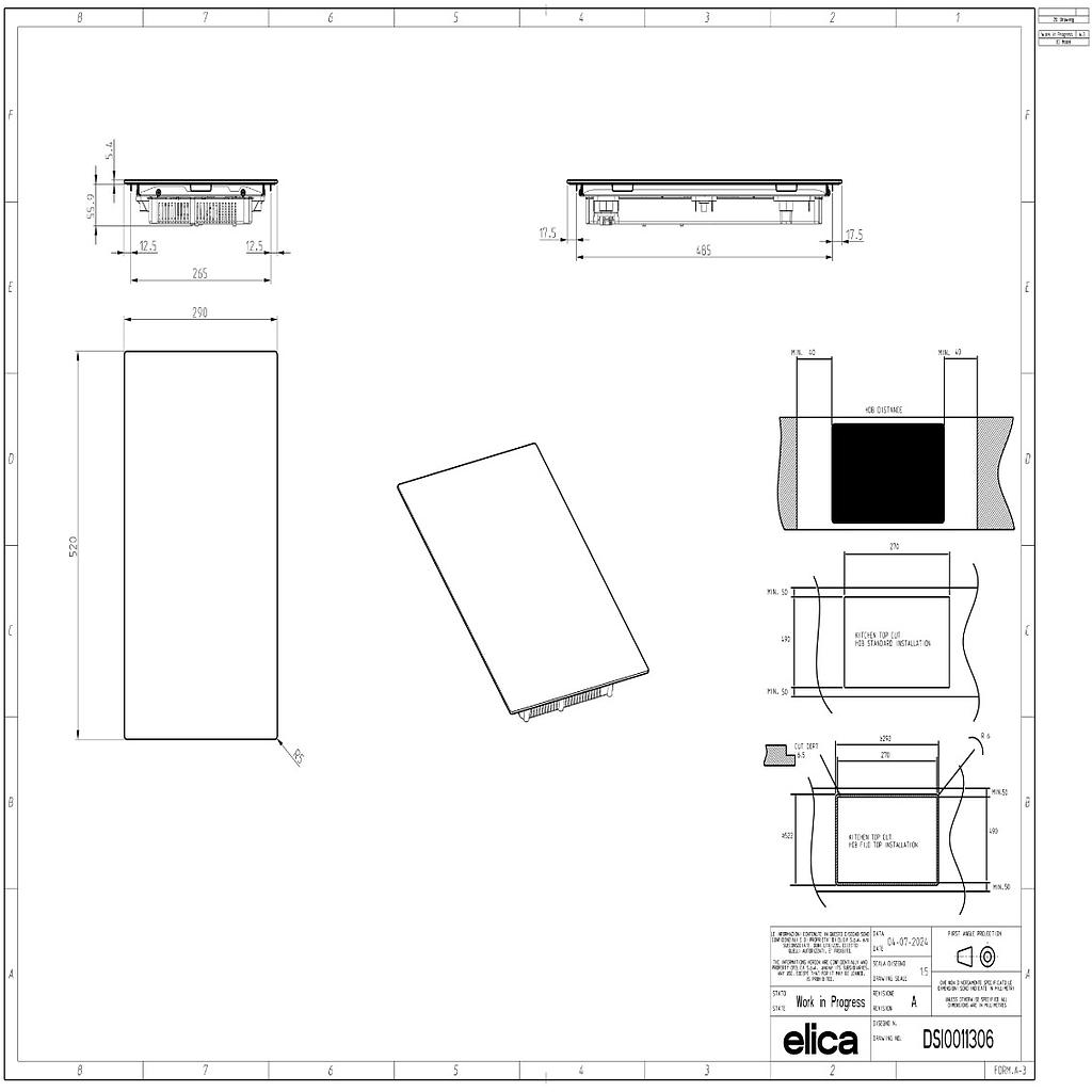 Indukcinė kaitlentė ELICA PRIMIS 302 BL - 3