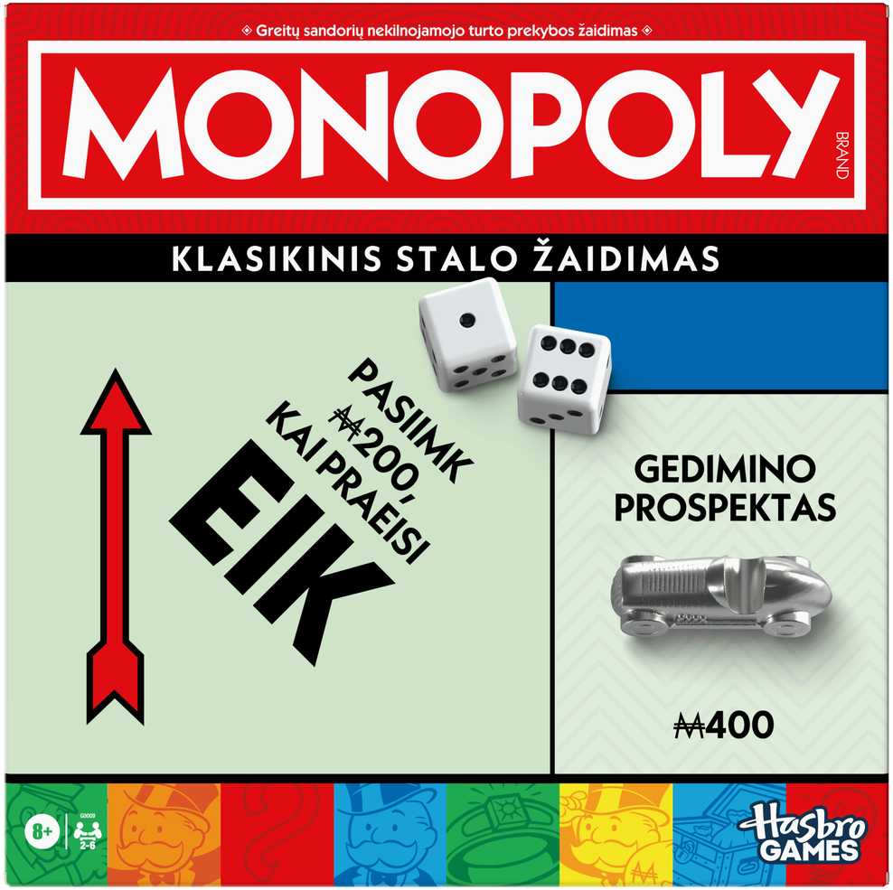 Stalo Žaidimas MONOPOLY, LT-1