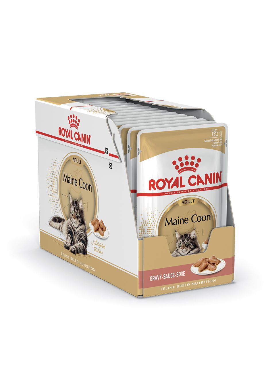 Šlapias meinkūno kačių ėdalas ROYAL CANIN MAINE COON WET, 12 x 85 g