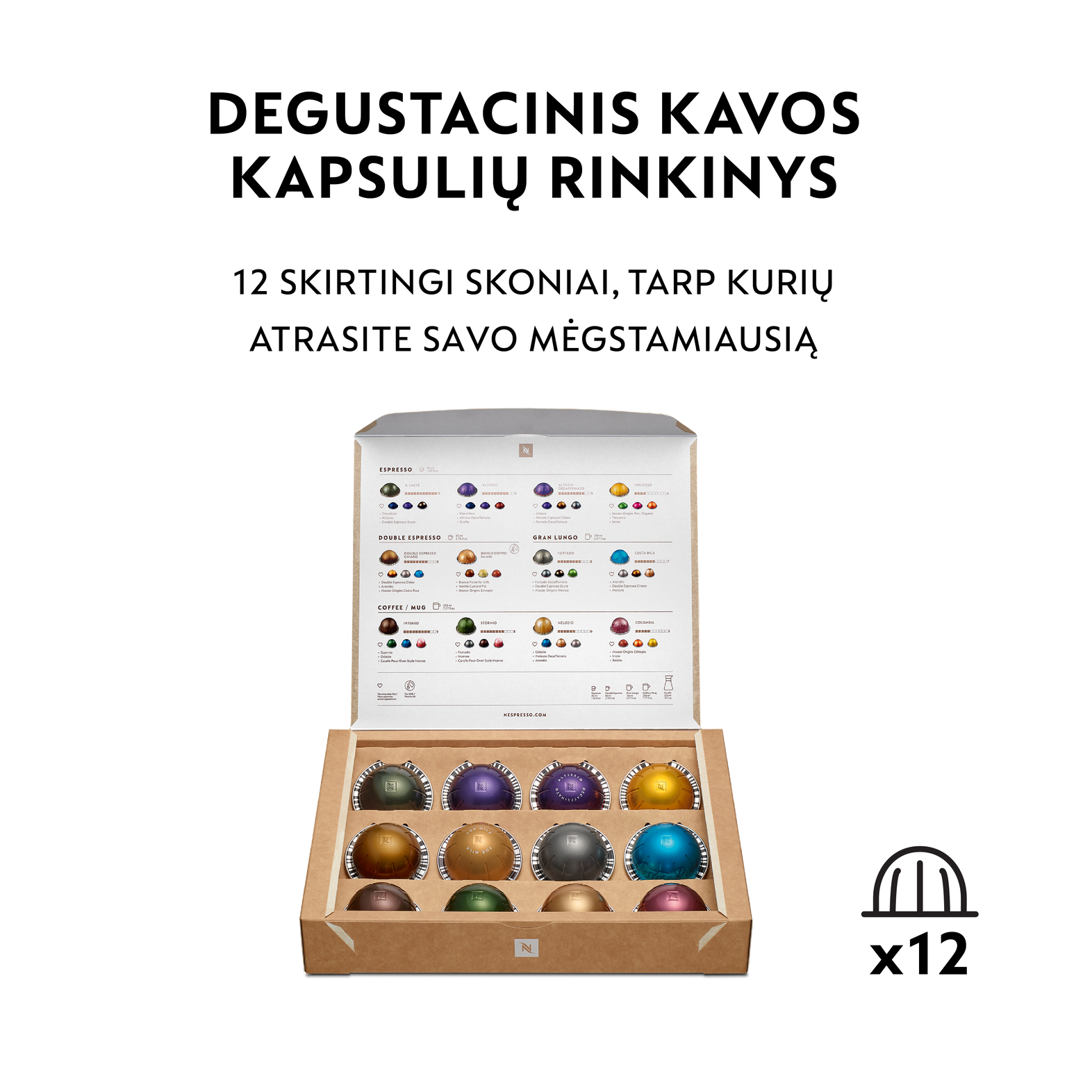 Kapsulinis kavos aparatas DELONGHI NESPRESSO ENV90.B Vertuo POP - 8