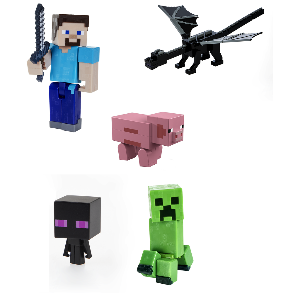 Figūrėlės MINECRAFT, įvairių dizainų-0