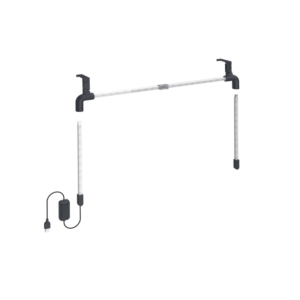 Kompiuterio ekrano foninis apšvietimas Greentek Ambit 3 50-00039, pritaikoma 27''-32'' - 1