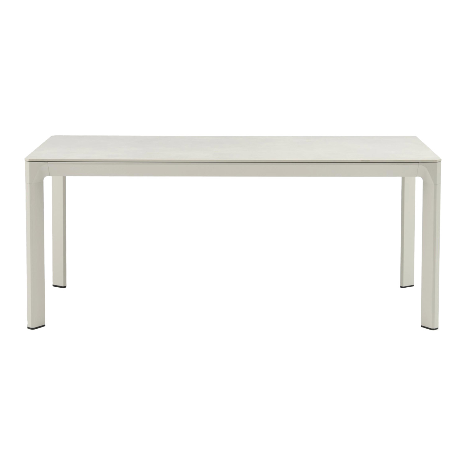 Lauko stalas MELROSE 180 x 90 x 75 cm, smėlio-1