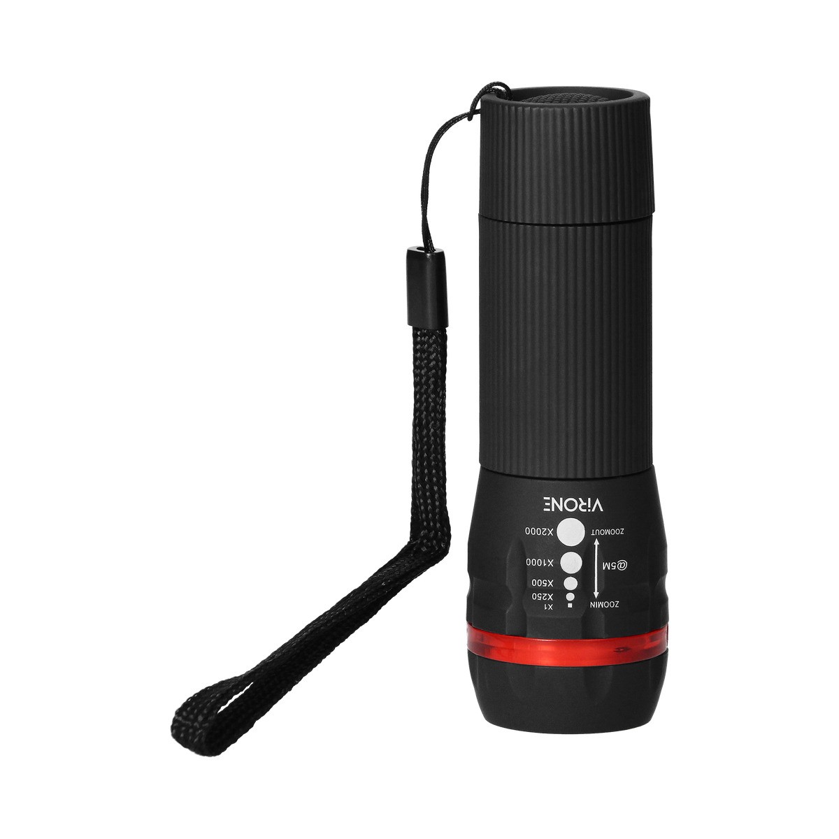 LED žibintuvėlis VIRONE, 10W, 60lm, elementai 3xAAA (neįeina), juodos spalvos - 3