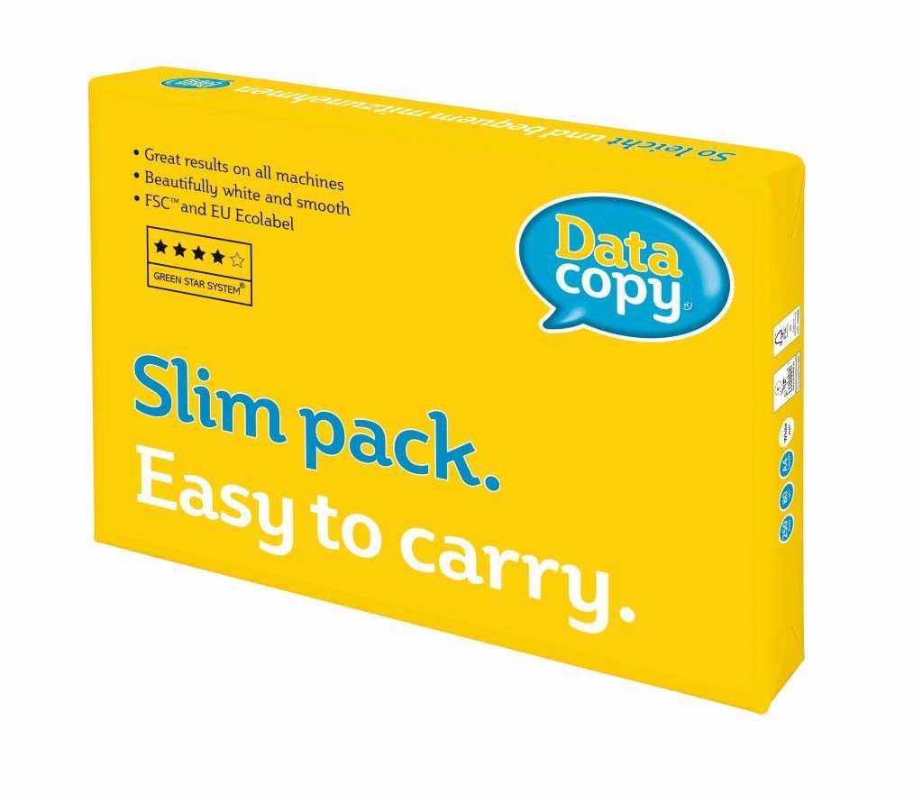Kopijavimo popierius DATA COPY Slim Pack, A4, 21 x 29,7 cm, 80 g, 250 vnt.