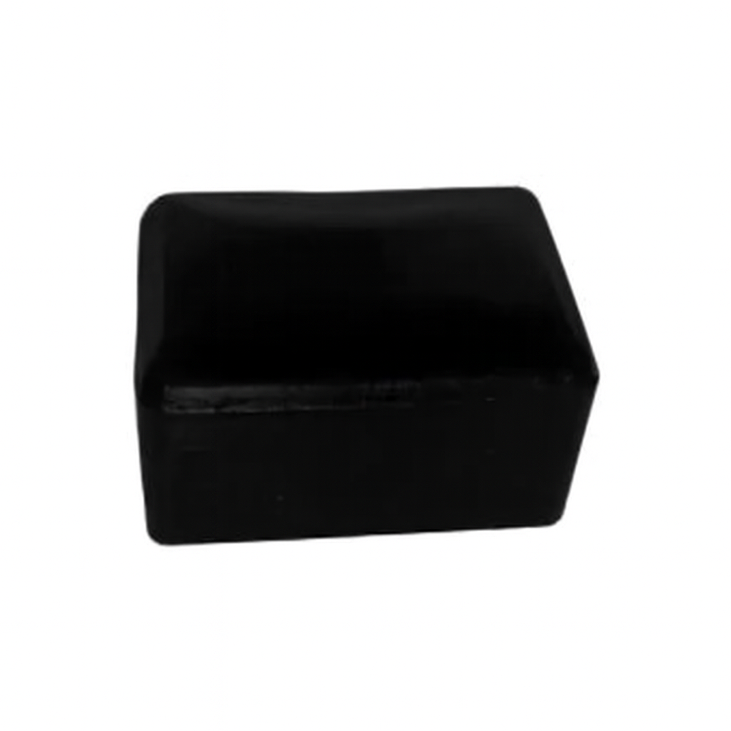 Užmaunamas stulpo dangtelis, plastikinis, juodos sp., 60 x 40 mm, 10 vnt.-0