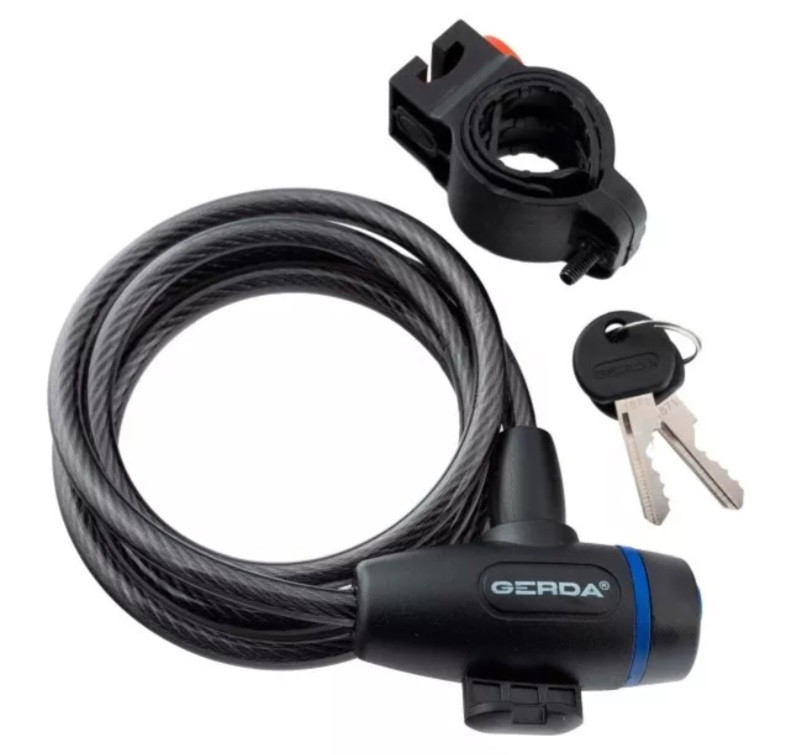Dviračio spyna GERDA FLEX, 1200 x 10 mm-0