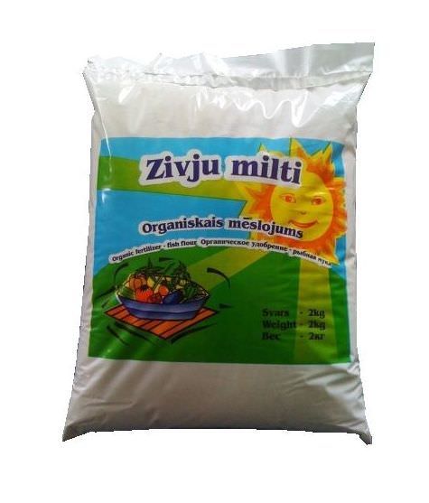 Organinės trąšos - žuvų miltai, 2 kg-0