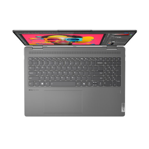 Nešiojamas kompiuteris Lenovo Yoga 7i 16'' WUXGA Touch Core Ultra 7 155U 16GB 1TB SSD W11H, pilka - 5