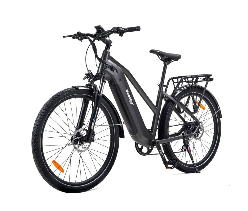 Elektrinis dviratis Beaster BS114G, 250 W, pilkas-0