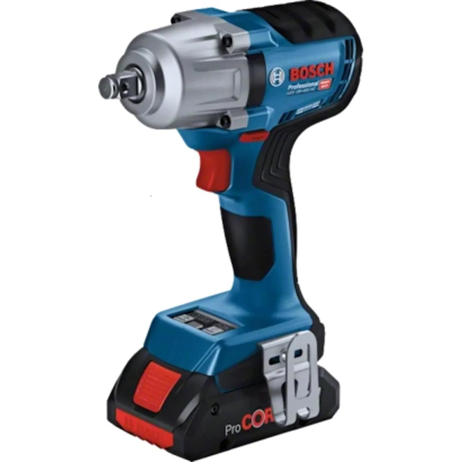 Akumuliatorinis smūginis veržliasūkis BOSCH PRO GDS 18V-450 HC, 18V (2x Li-Ion ProCORE18V 4.0Ah, Bluetooth modulis, L-BOXX) - 5