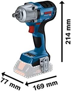 Akumuliatorinis smūginis veržliasūkis BOSCH PRO GDS 18V-450 HC, 18V (2x Li-Ion ProCORE18V 4.0Ah, Bluetooth modulis, L-BOXX)-1