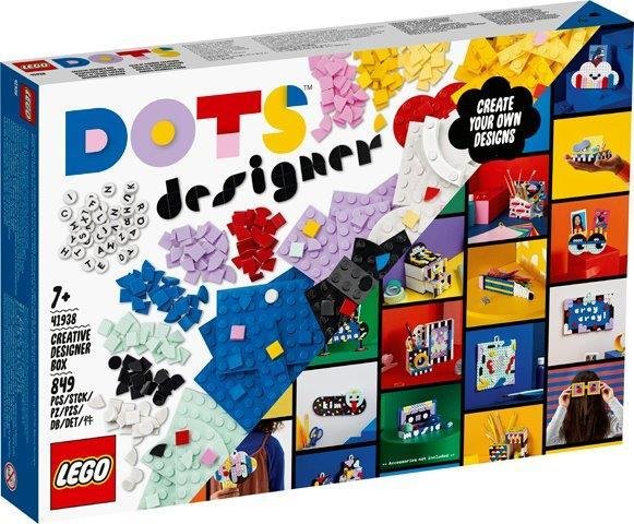 Konstruktorius LEGO® Dots Kūrybiško dizaino dėžutė 41938