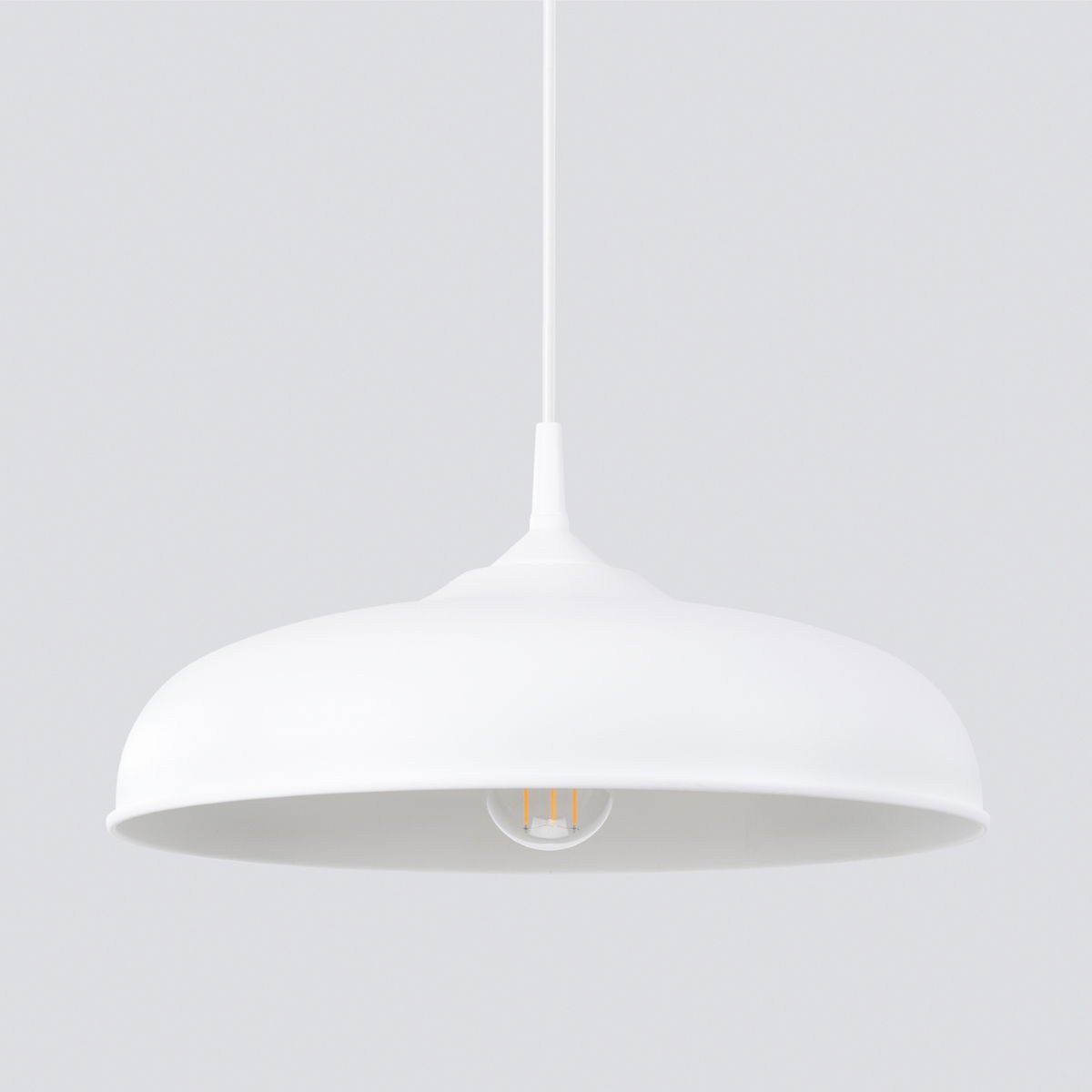 Pakabinamas šviestuvas SOLLUX GINA, 1xE27, max 15 W LED, baltas - 8