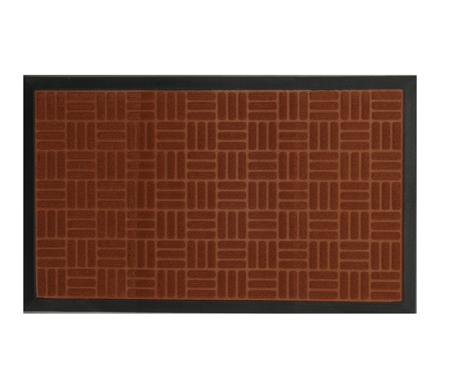 Durų kilimėlis RUBBER MAT, 45 x 75 cm, rudos sp.