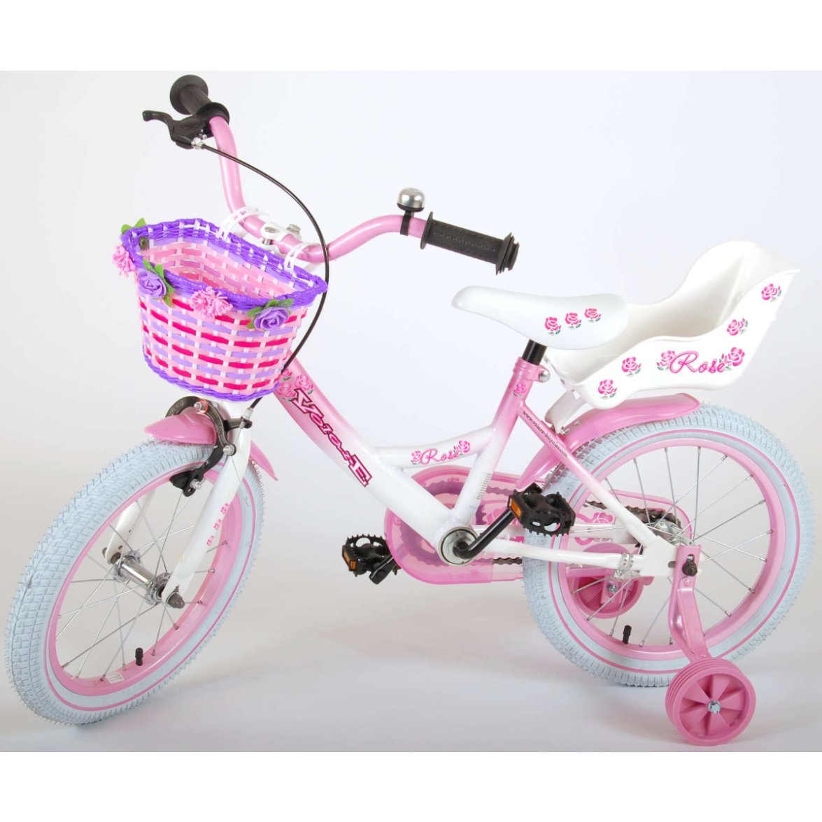 Vaikiškas dviratis VOLARE 16" Rose (81611) rožinis/baltas - 8