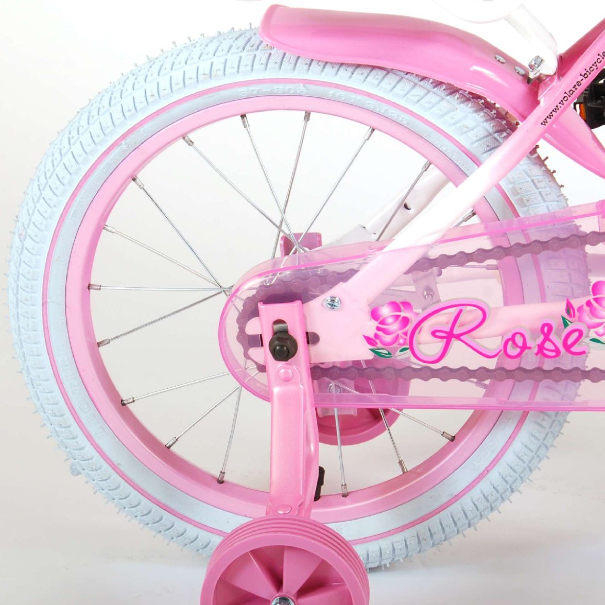 Vaikiškas dviratis VOLARE 16" Rose (81611) rožinis/baltas - 3