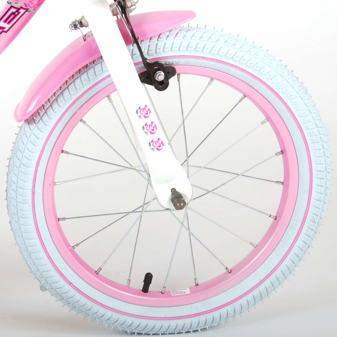 Vaikiškas dviratis VOLARE 16" Rose (81611) rožinis/baltas - 2