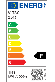 LED juosta V-TAC, IP20, 45 W, 4500 K, 5000 lm, 60 LED/m, 1000 lm/m, dienos šviesos sp., 5 m - 3