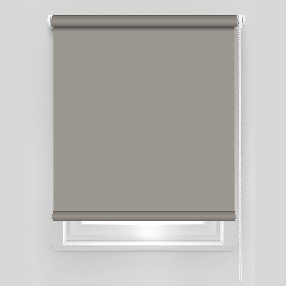 Ritininė užuolaida BLACKOUT, pilkos sp., Ø 25 mm, 100 x 175 cm, 1 vnt.-0