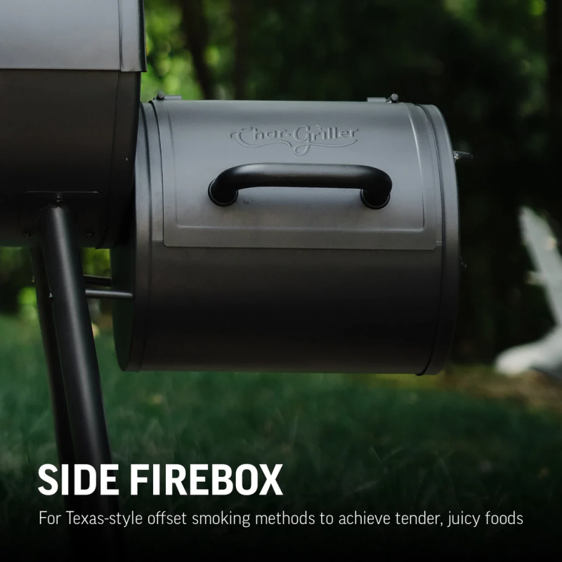 Lauko kepsninė Char-Griller Wrangler Smoker - 5