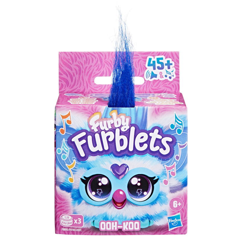 Interaktyvus pliušinis žaislas FURBY FURBLETS, 5 cm.-0
