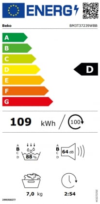 Džiovyklė BEKO BM3T37239W, 7 kg - 3