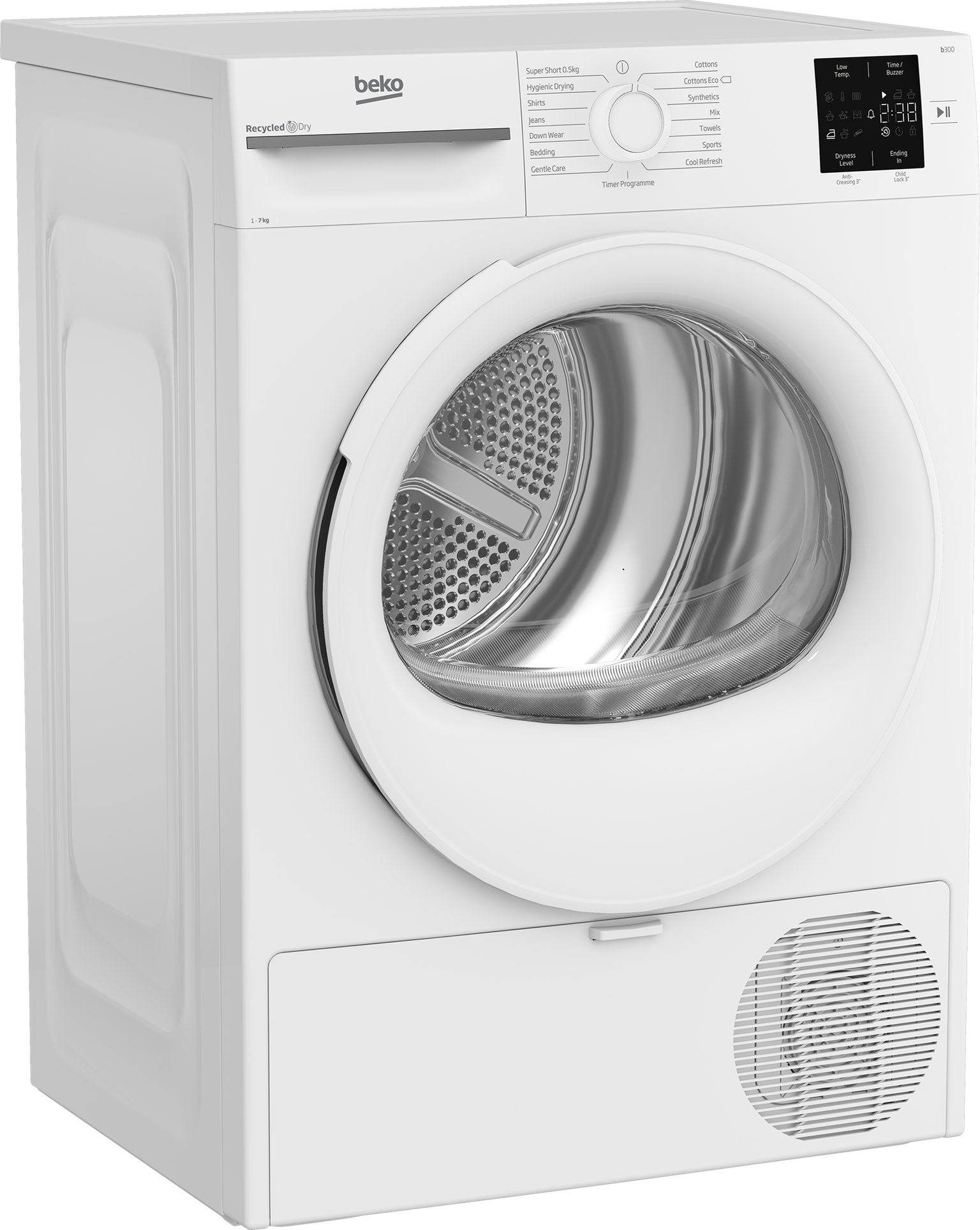 Džiovyklė BEKO BM3T37239W, 7 kg - 4