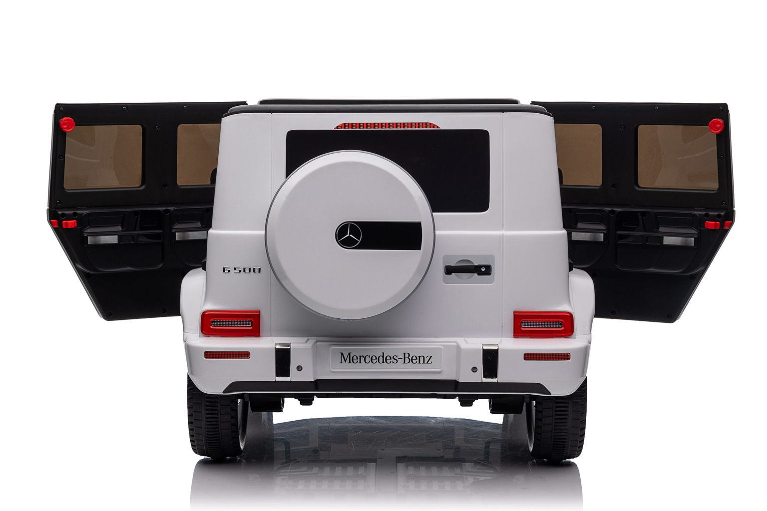 Vaikiškas elektromobilis "Mercedes G500", baltas - 5
