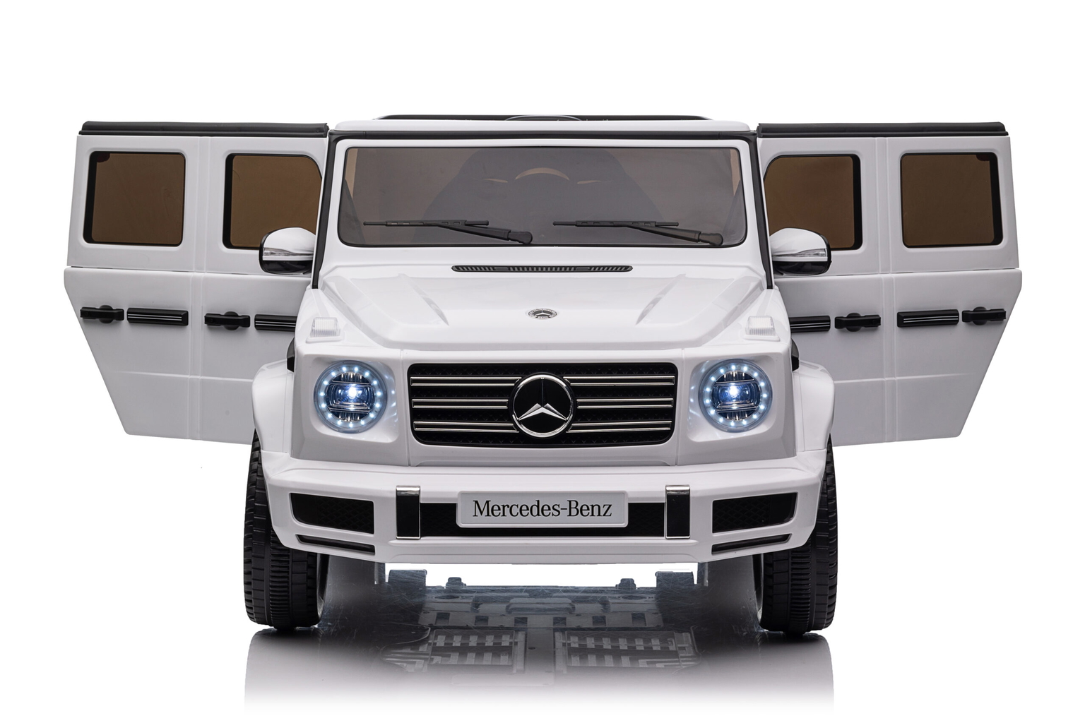 Vaikiškas elektromobilis "Mercedes G500", baltas-1