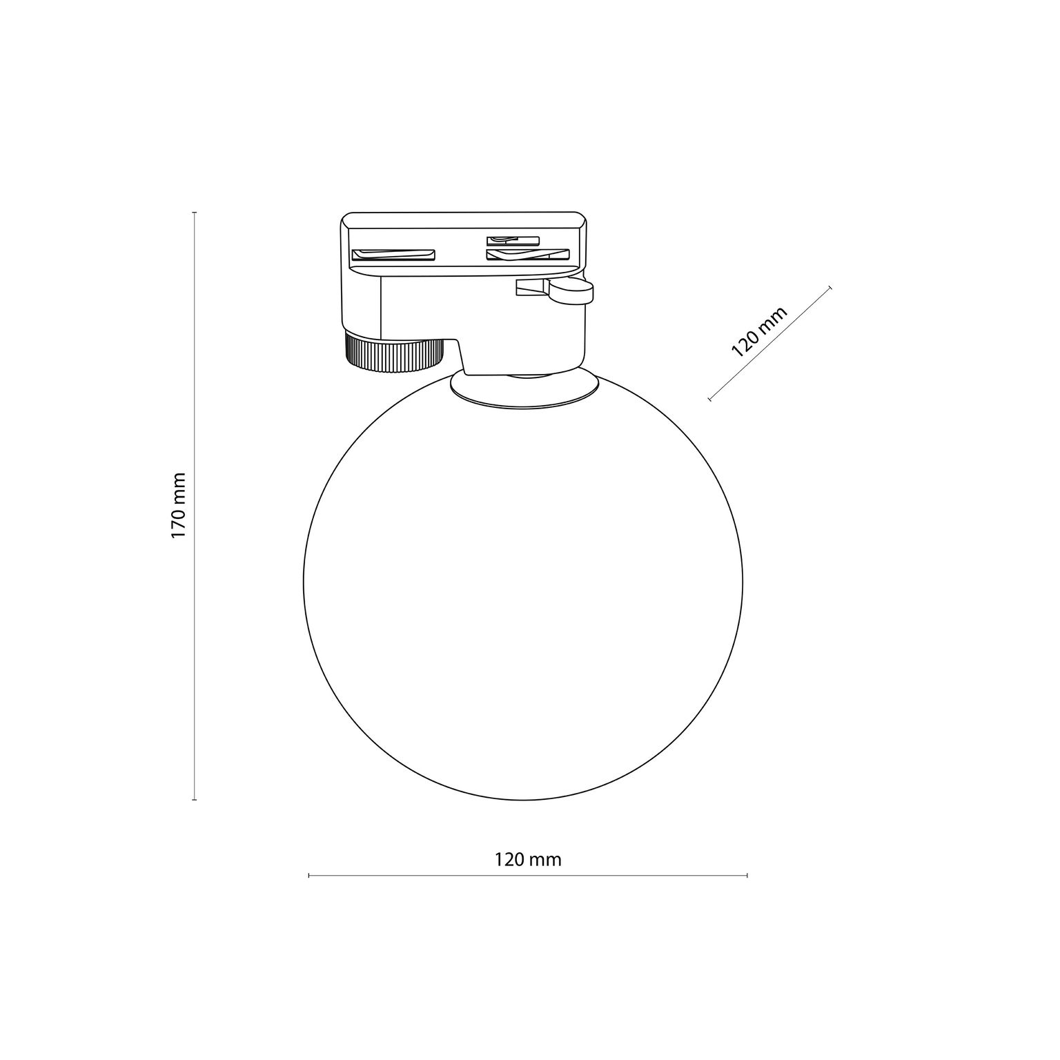 Taškinis šviestuvas TK LIGHTING TRACER WHITE, 1 x G9 max 6W - 2