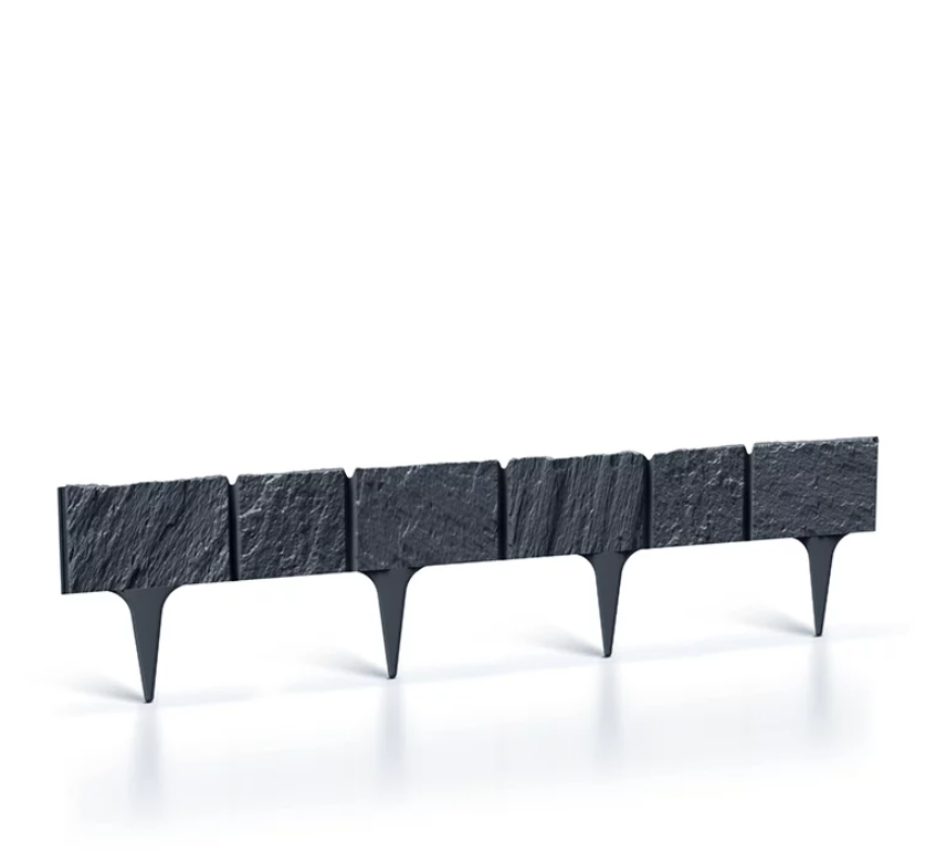 Dekoratyvinė sodo tvorelė GARDEN STONE, antracito sp-0