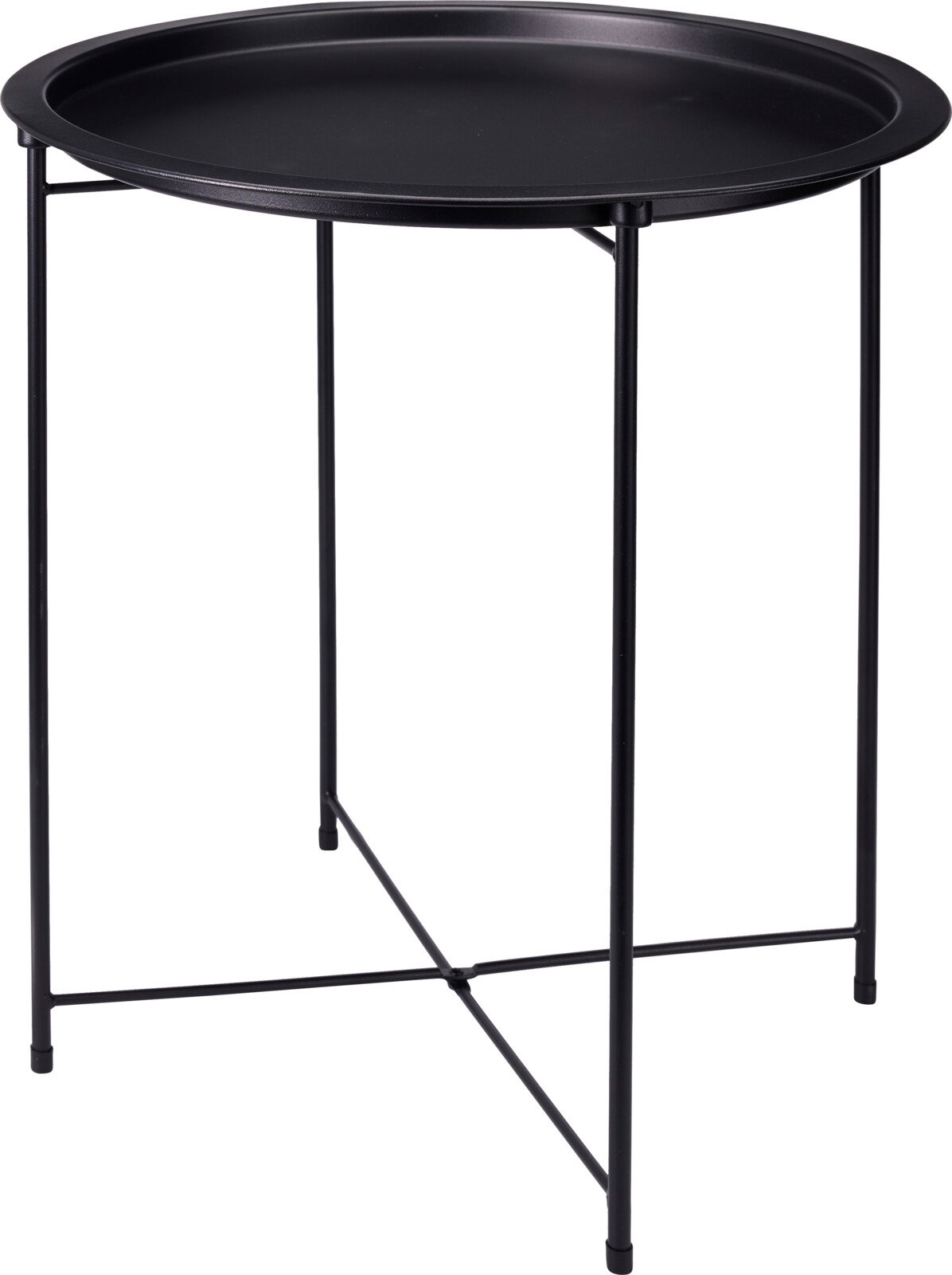 Metalinis staliukas 47 × 50 cm, juodos sp.-0