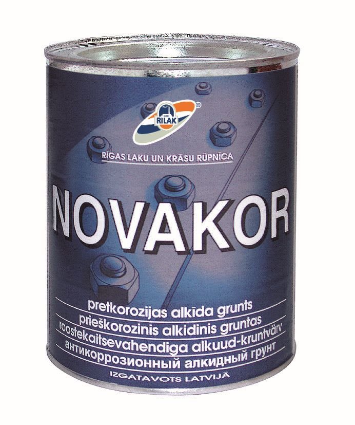 Antikorozinis metalo gruntas RILAK NOVAKOR, 900 ml