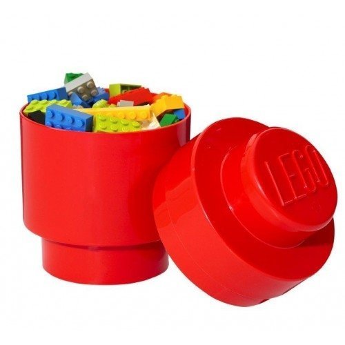 Daiktadėžė LEGO BRICK, raudonos sp., 12,3 x 18,3 cm, 900 ml - 2
