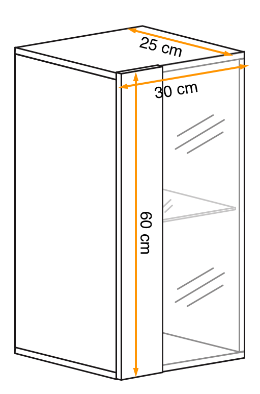 Vitrina Switch WW 4 su LED apšvietimu, balta-1