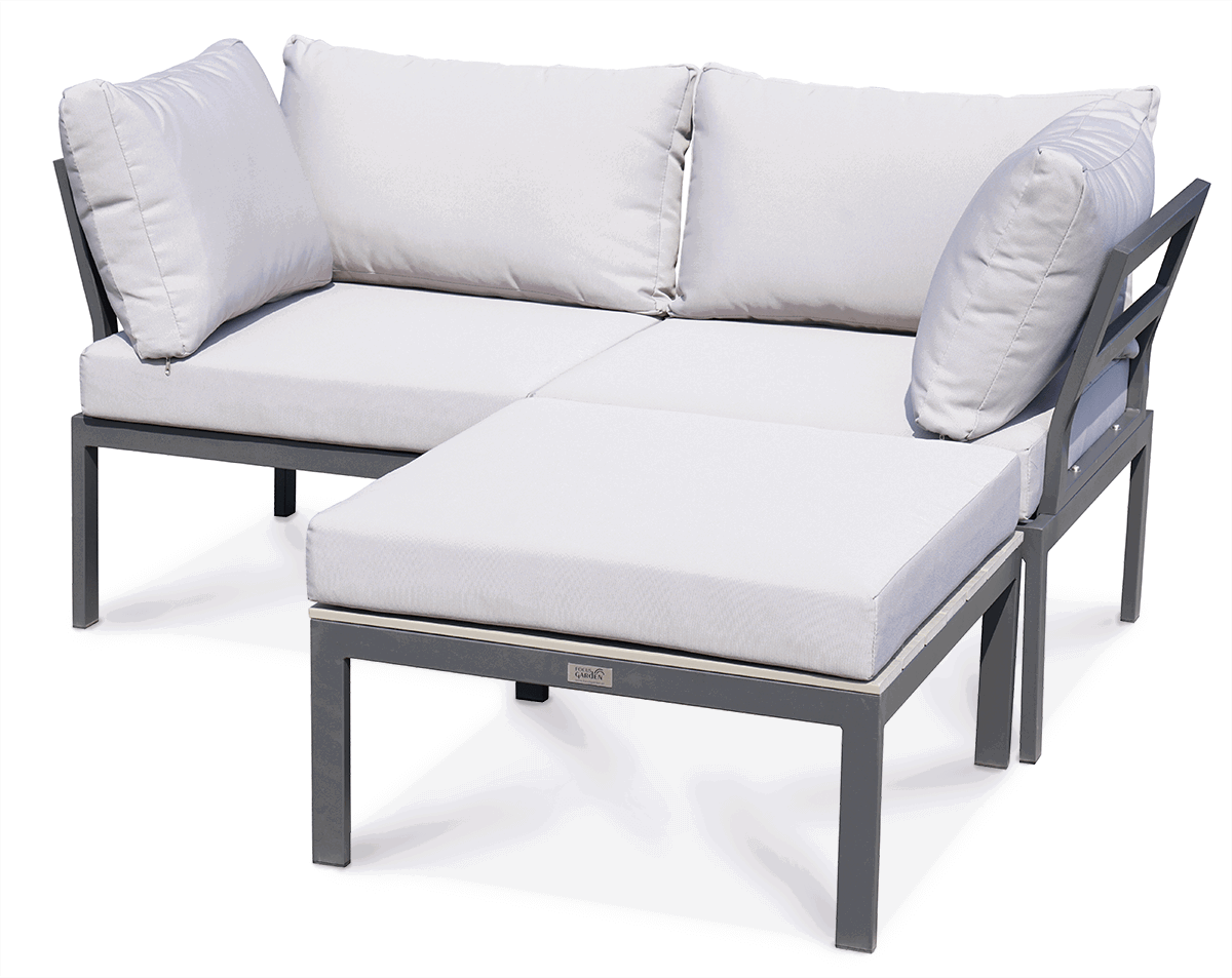 Lauko baldų komplektas JAVA, Light Grey - 3