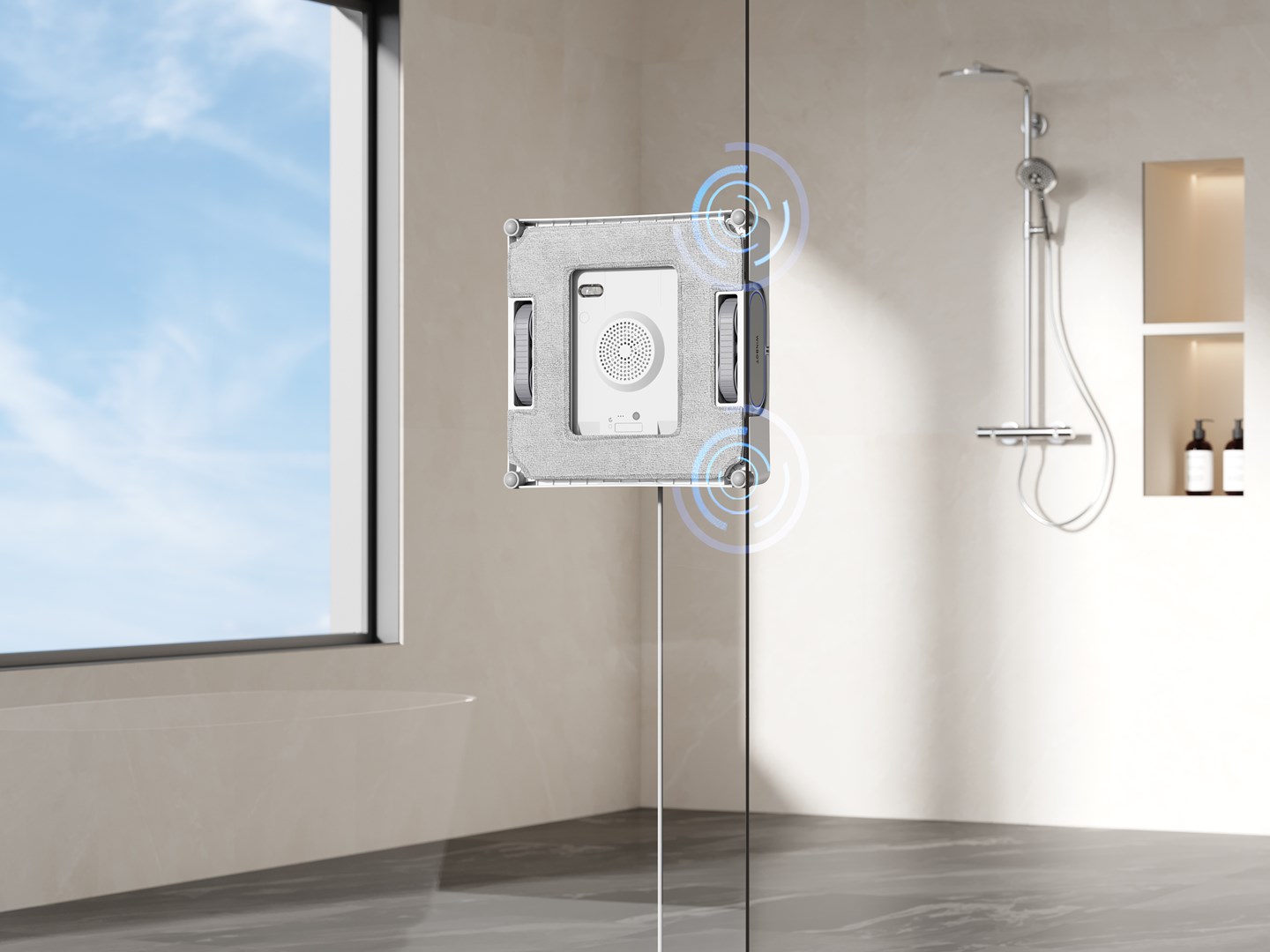 Langų valymo robotas Ecovacs Winbot W2 Pro Omni - 8