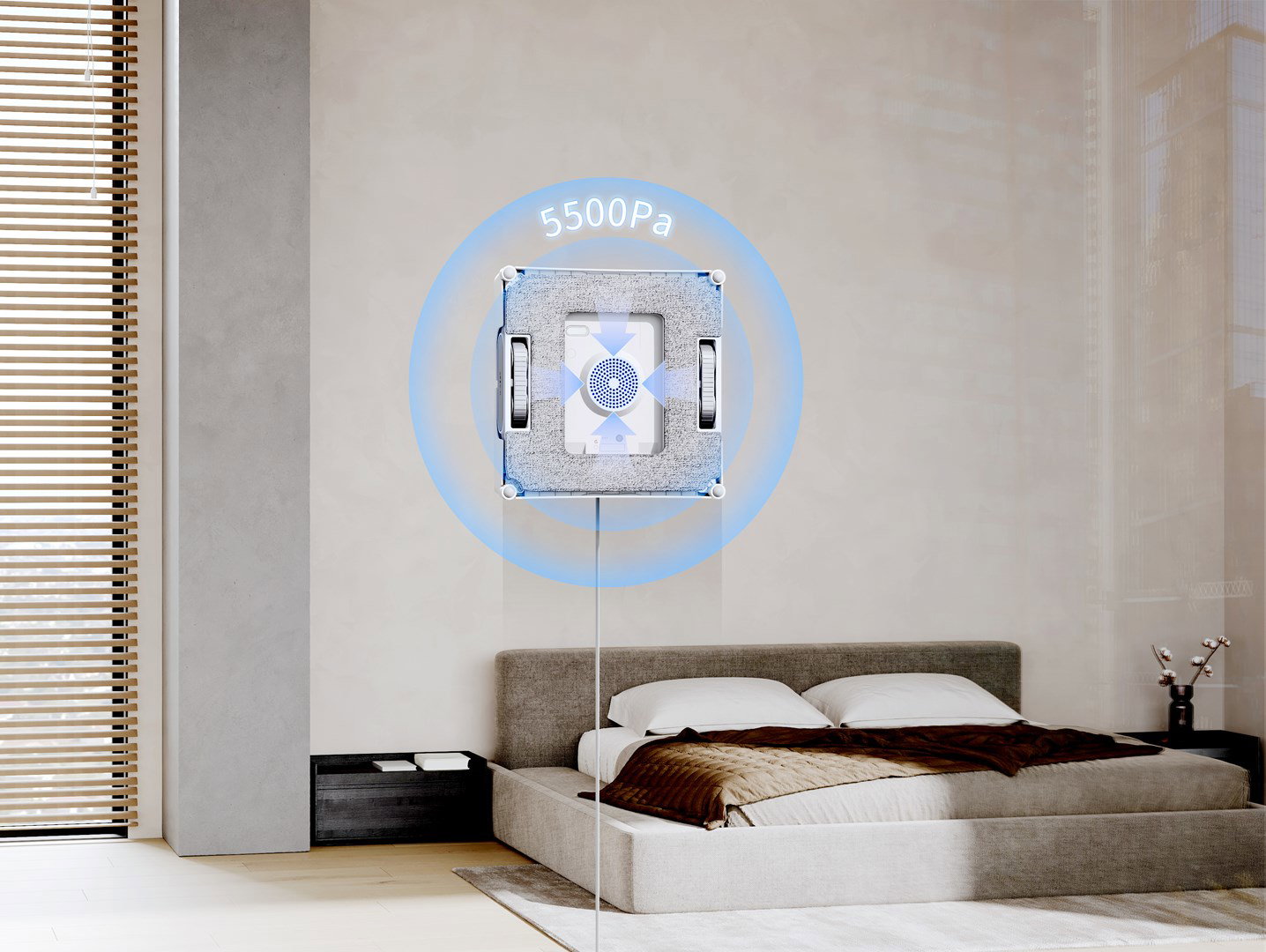 Langų valymo robotas Ecovacs Winbot W2 Pro Omni - 7