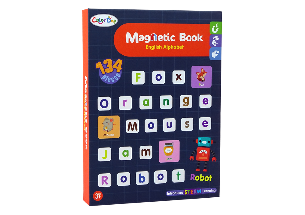 Magnetinė knyga - dėlionė English Alphabet - 7
