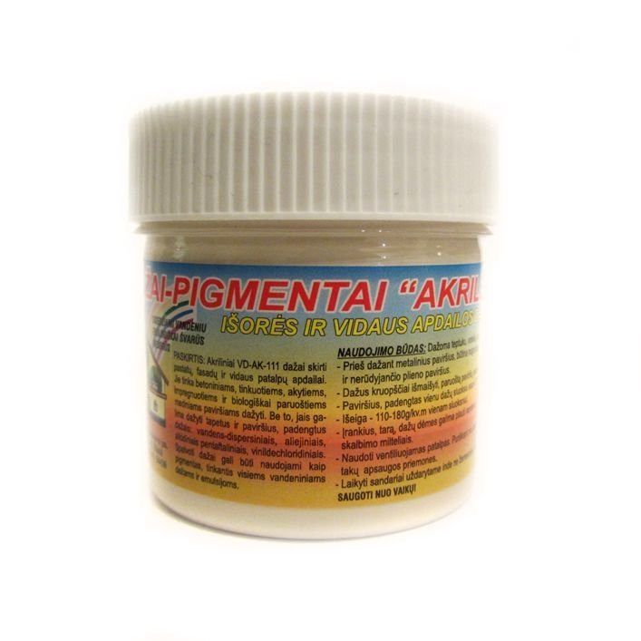Dažų pigmentas AKRILEN, baltos sp., 700 g