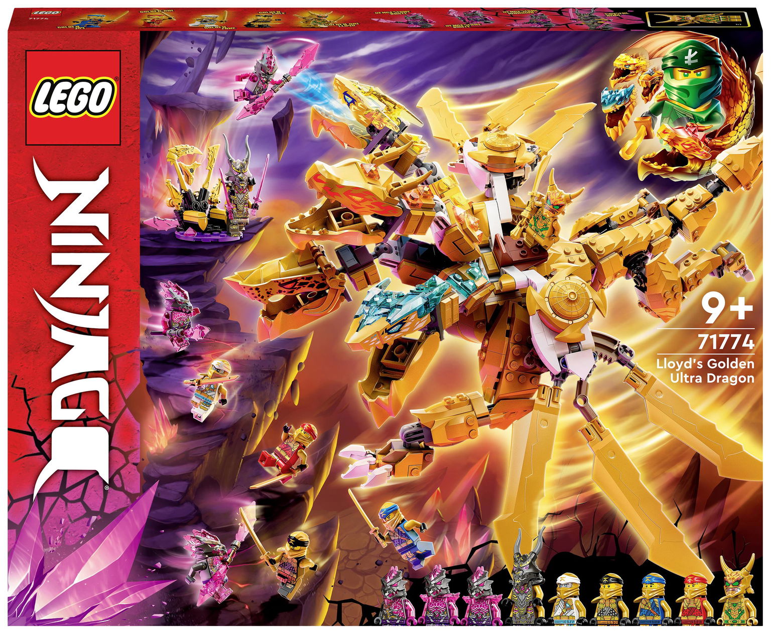Konstruktorius LEGO NINJAGO - LLOYD'S GOLDEN ULTRA DRAGON