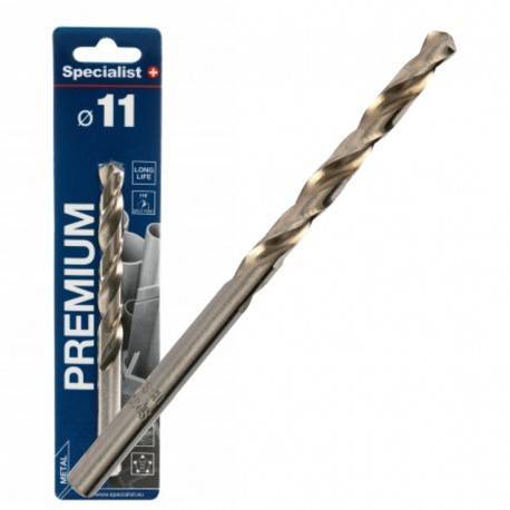 Metalo grąžtas SPECIALIST+ Premium, 11 mm, HSS-0
