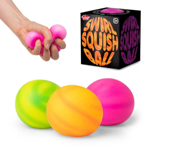 Antistresinis kamuoliukas SWIRL TOBAR, įvairių spalvų