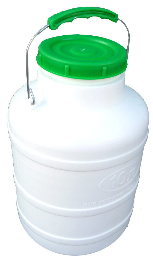Plastikinė statinė, su metaline rankena, 10 l-0