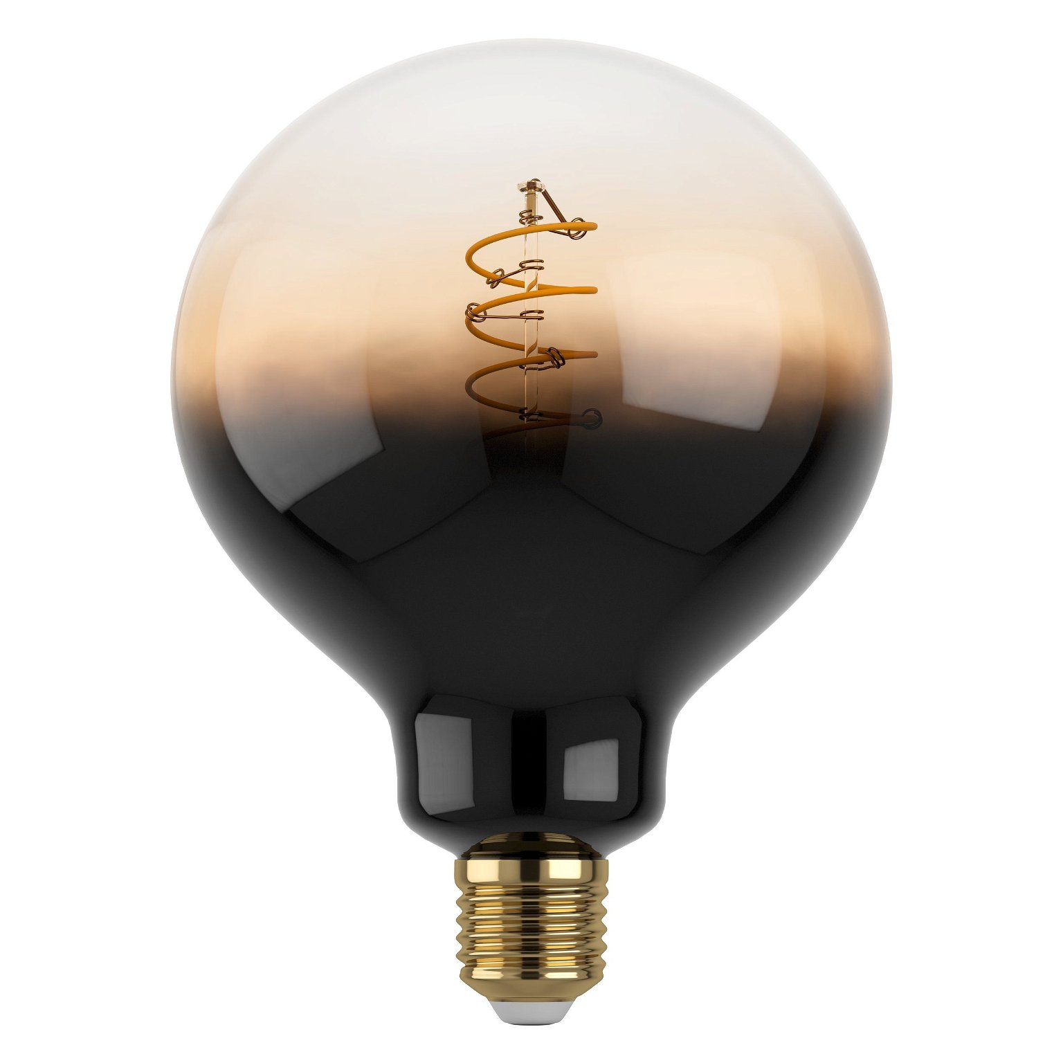 Dekoratyvinė LED lemputė EGLO, E27, G125, 4W, 1700K, 100lm, smėlio sp., ø12,5x17,3 cm, dimeriuojama