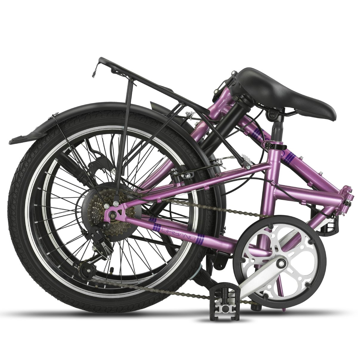 Sulankstomas dviratis Foldo Urbano Ultra 20 (URB.2006), violetinė - 4