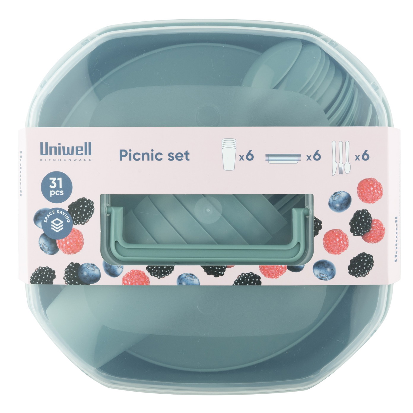 Pikniko rinkinys UNIWELL, 30 vnt.-1