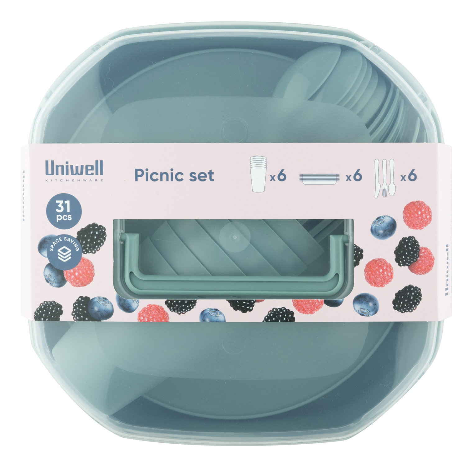 Pikniko rinkinys UNIWELL, 30 vnt.-1